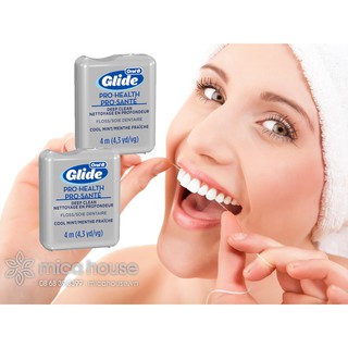 CHỈ NHA KHOA ORAL-B GLIDE PRO-HEALTH PRO-SANTÉ DEEP CLEAN (Hương bạc hà)