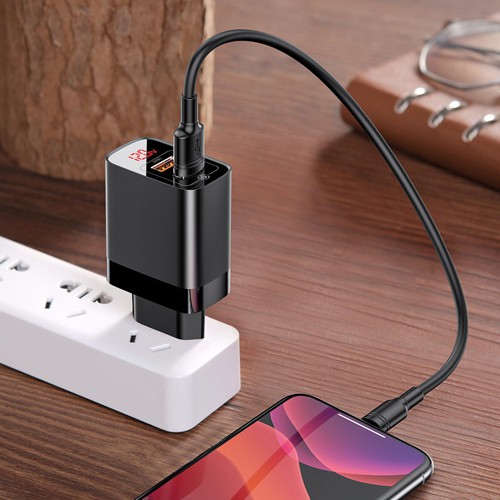 Củ sạc nhanh Baseus Mirror Lake 18W chuẩn PD và USB Q.C 3.0 cho Iphone/Samsung/Huawei/Xiaomi..  Giá tốt nhất