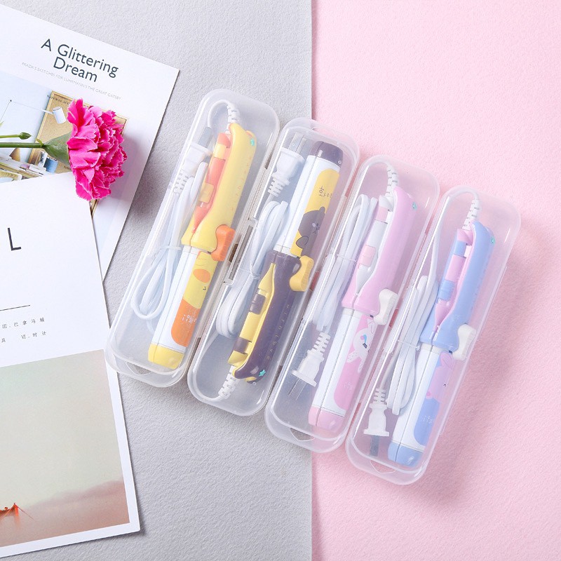 Máy Làm Tóc 2 In 1 Làm Xoăn Ép Thẳng Full Box Nhiều Mẫu Cute