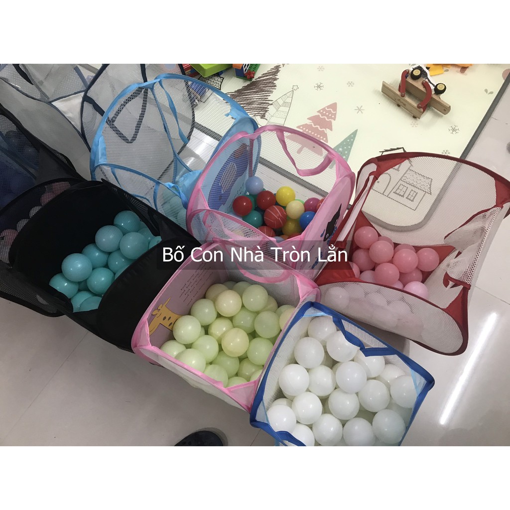 100 quả banh nhựa 7 cm Holla loại đẹp - BÓNG SIÊU CĂNG - 100 bóng nhựa 7cm an toàn cho bé - Bóng Hola Hàn Quốc nhựa HDPE