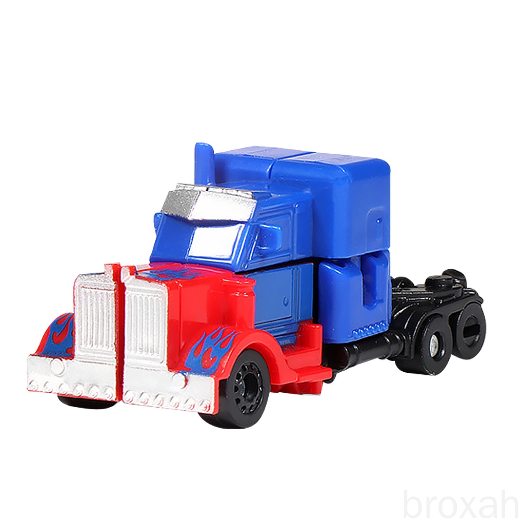 Mô Hình Xe Đồ Chơi Biến Hình Rô Bốt Mini Bằng Nhựa An Toàn Vui Nhộn Cho Bé