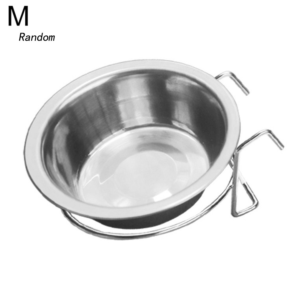 Bát đựng thức ăn có móc treo tiện lợi dành cho thú cưng