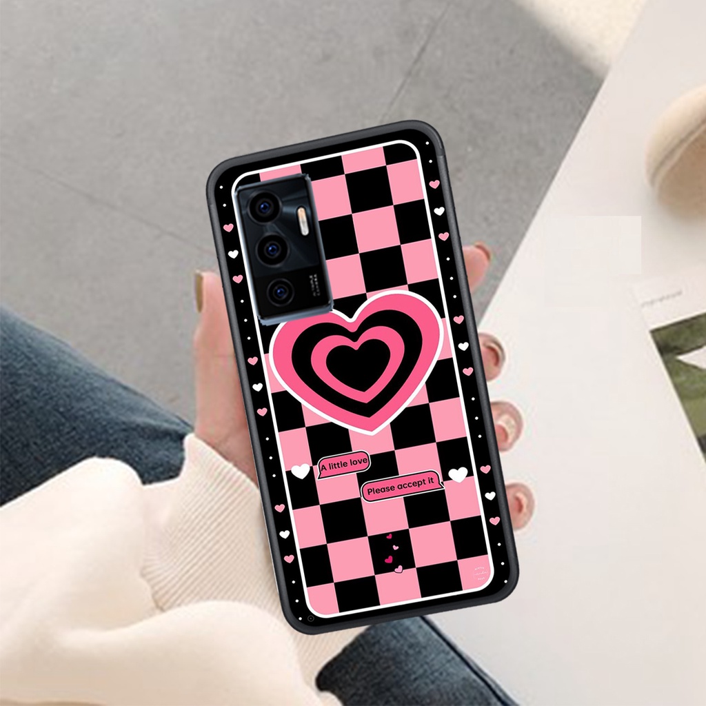 Ốp Lưng VIVO Y21 - Y21S - Y33S - Y15S,  In Hình &quot;Black Heart&quot; Phong Cách Đẹp.