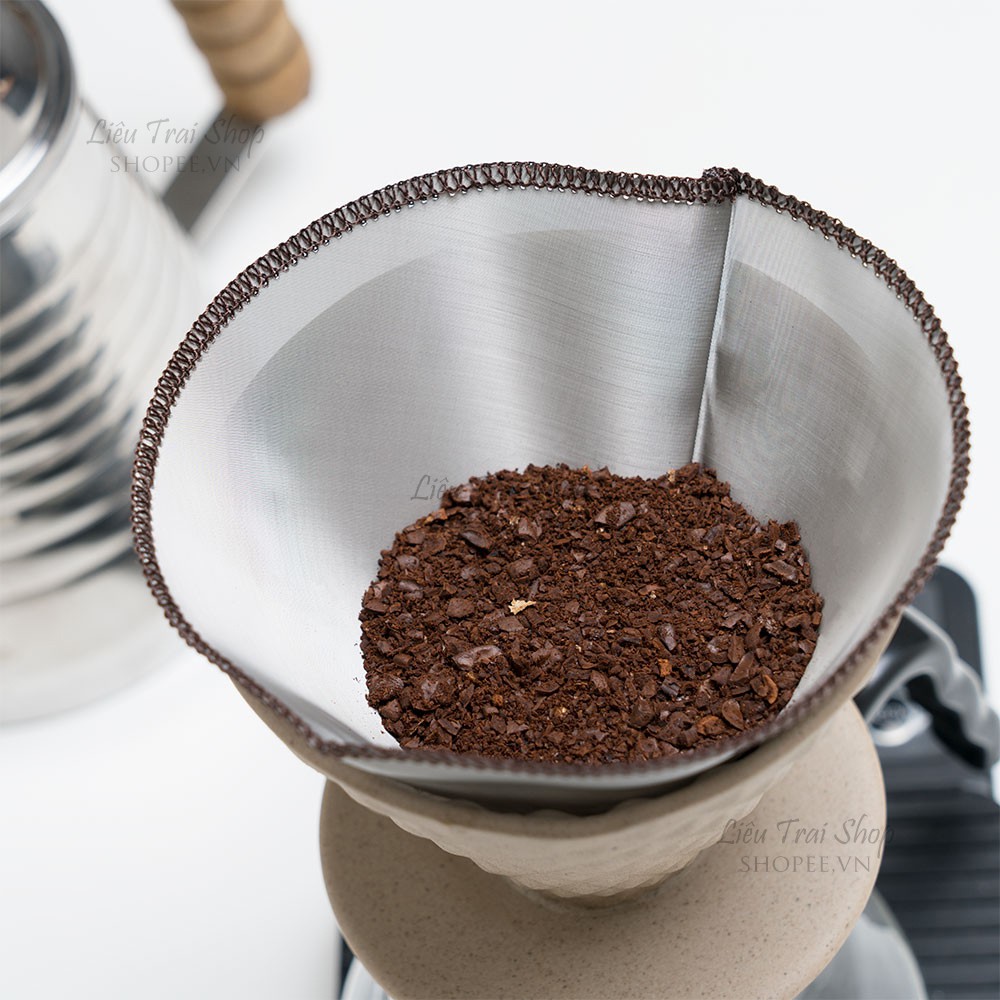 Giấy lọc cà phê cafe V60 pourover drip inox 304