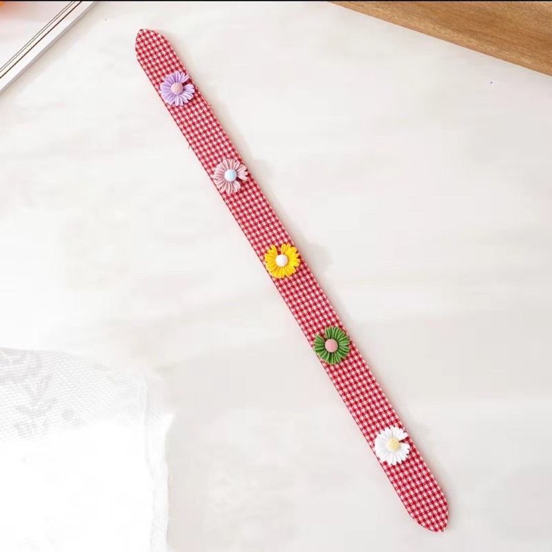 Bờm vải kẹp tóc mái cho bé, Băng đô kệp tóc mai siêu dễ thương