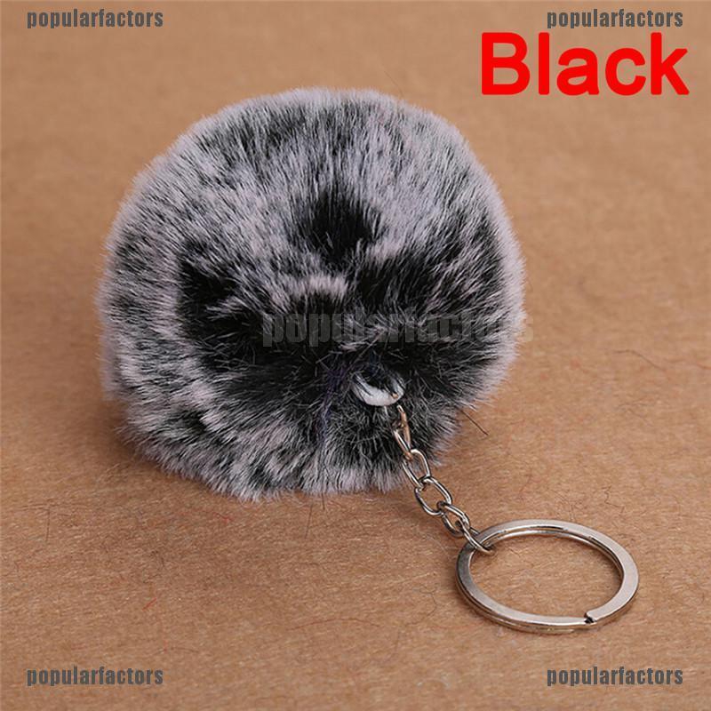 Móc Khóa Bông pom pom Nhiều Màu Dễ Thương