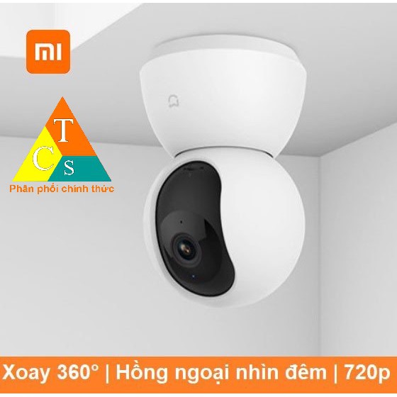 Camera giám sát ip xoay 360 độ Xiaomi 720p 360° Xiaomi