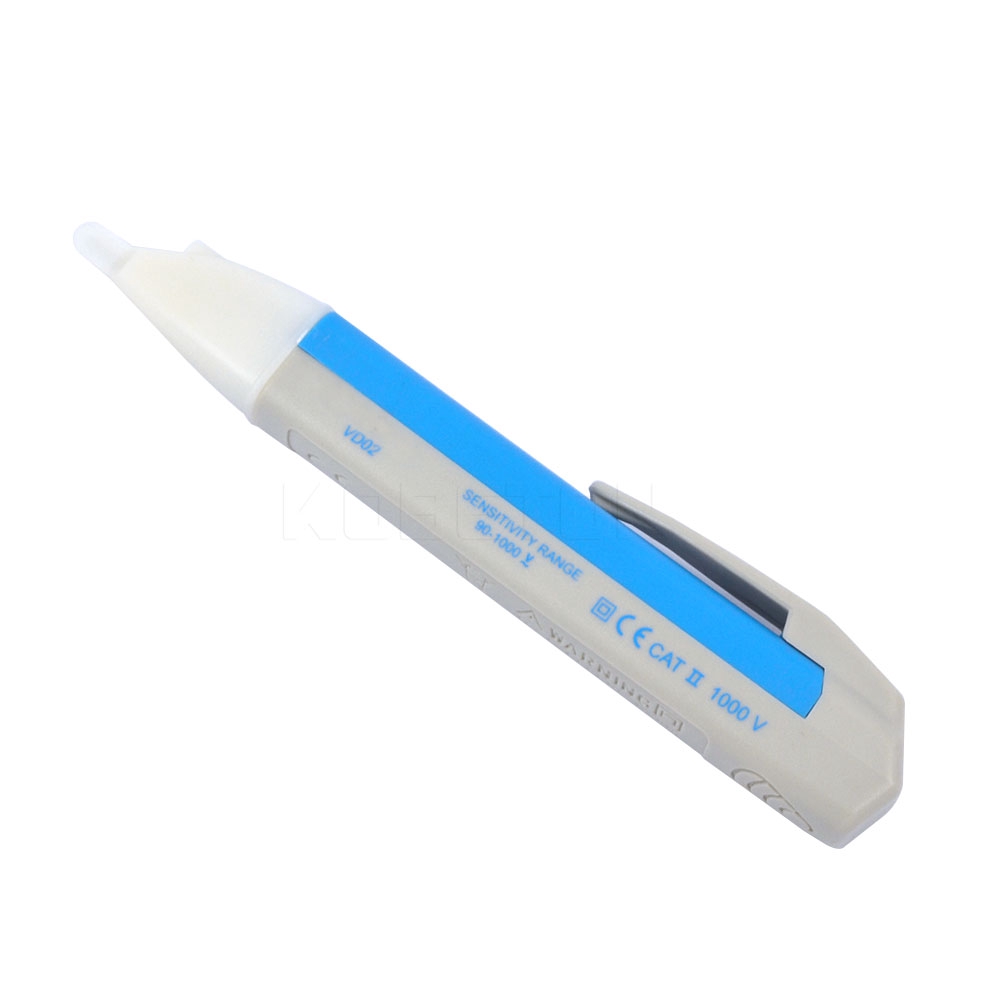 Bút thử điện AC 90~1000V có đèn led và chuông báo động an toàn tránh tiếp xúc dễ sử dụng