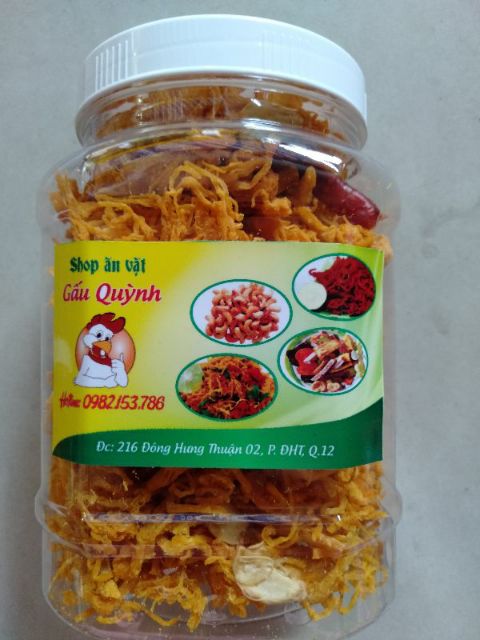500g Khô gà sấy bơ tỏi loại 1 | BigBuy360 - bigbuy360.vn