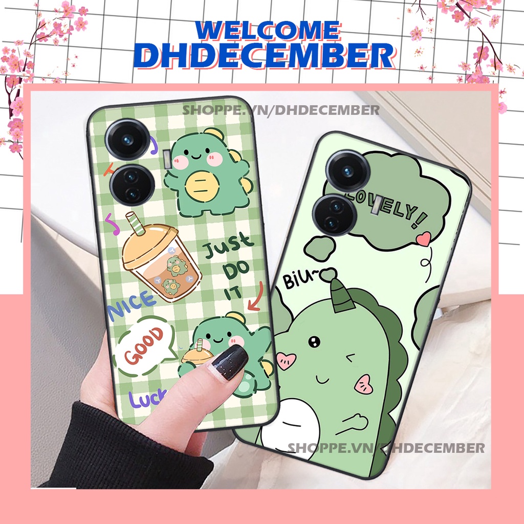 Ốp lưng Vivo Y55 2022 - ỐP BẢO VỆ CAMERA in hình khủng long , gấu nâu xinh xắn, siêu cute  mà còn vô cùng RẺ -ĐẸP