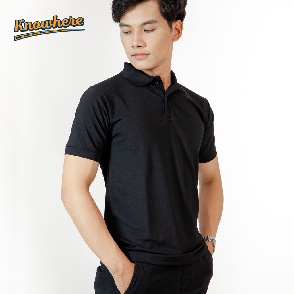 Áo thun ngắn tay có cổ BASIC thương hiệu KNOWHERE | BigBuy360 - bigbuy360.vn
