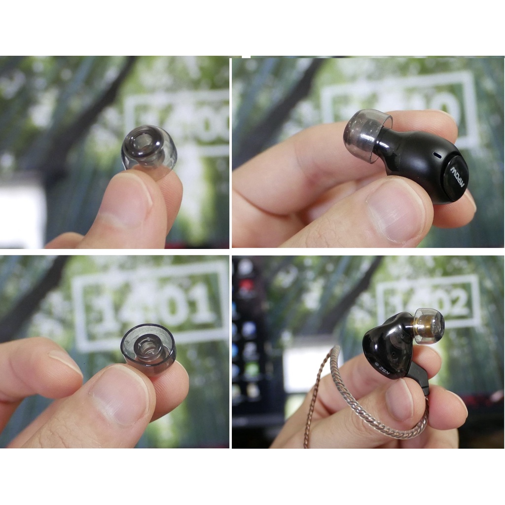 Nút tai nghe AZLA SednaEarfit XELASTEC trong suốt cho tai nghe in-ear TWS WF-1000XM3 Sennheiser Momentum True Wireless