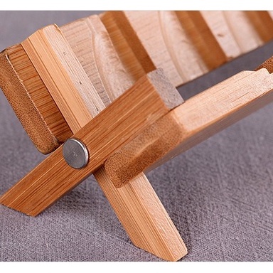Kệ Đựng Chén Trà - Gỗ Tre - Kệ Đựng Cốc Trà - Có Thế Gấp Gọn