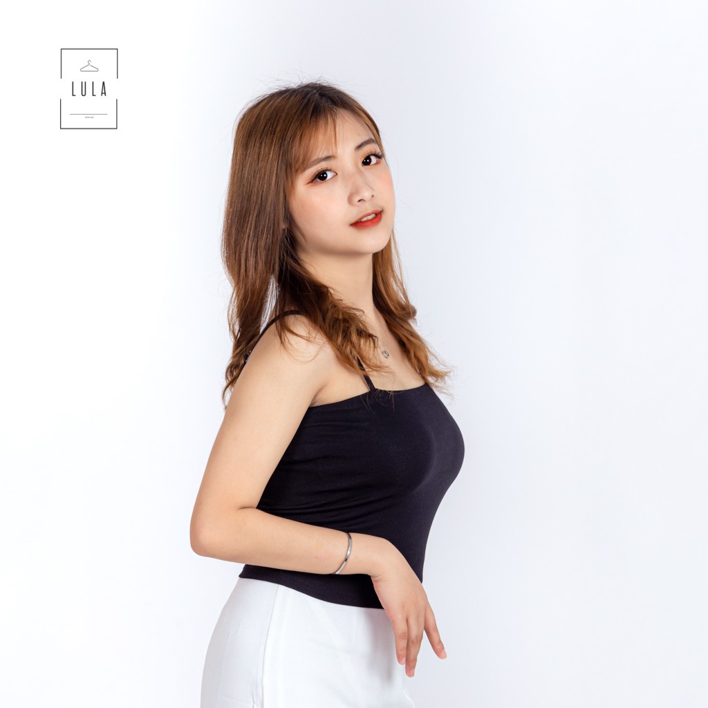 [ÁO HAI DÂY] Áo hai dây nữ dáng ôm, áo 2 dây nữ croptop chất liệu cotton đẹp