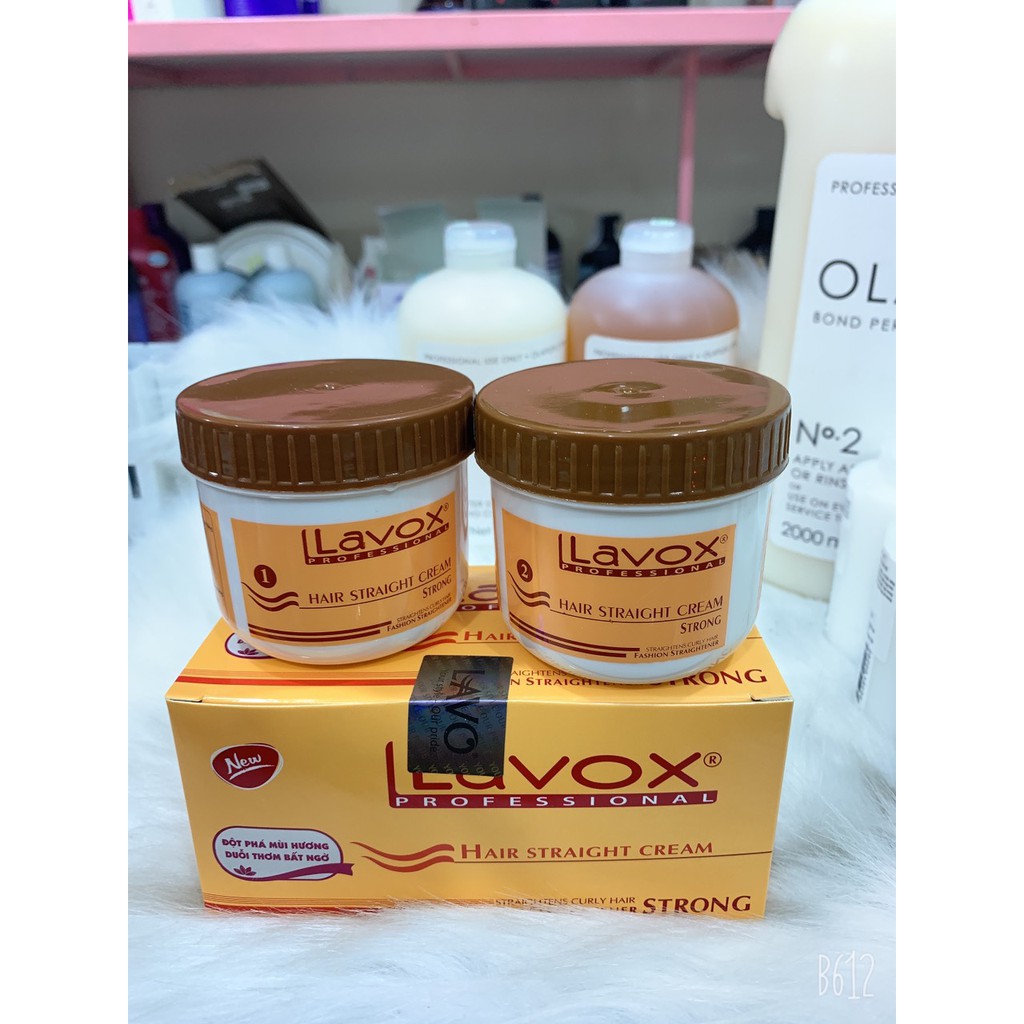 Thuốc duỗi tóc Lavox nano complex phục hồi tóc mini - duỗi tóc Lavox nano complex 140G*2