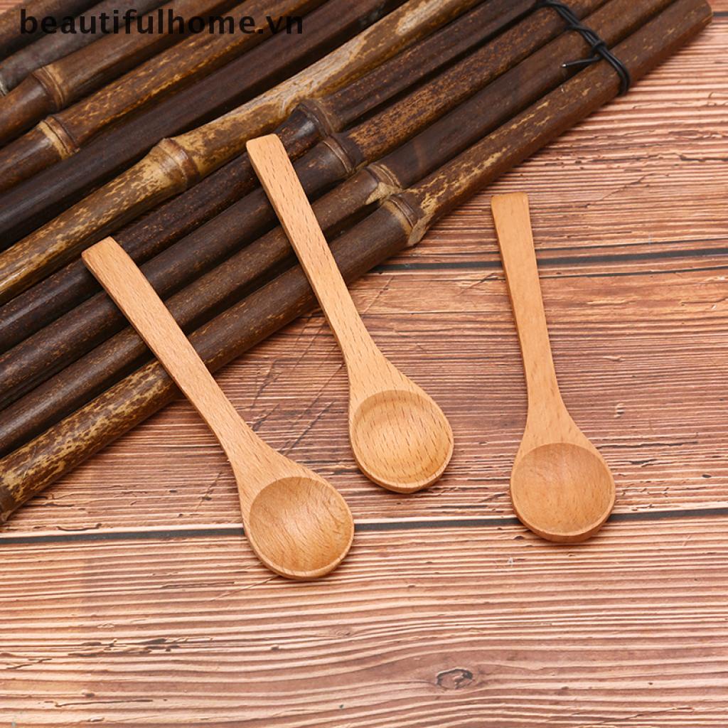 1 Muỗng Gỗ Múc Trà / Cà Phê / Muối Tiện Lợi