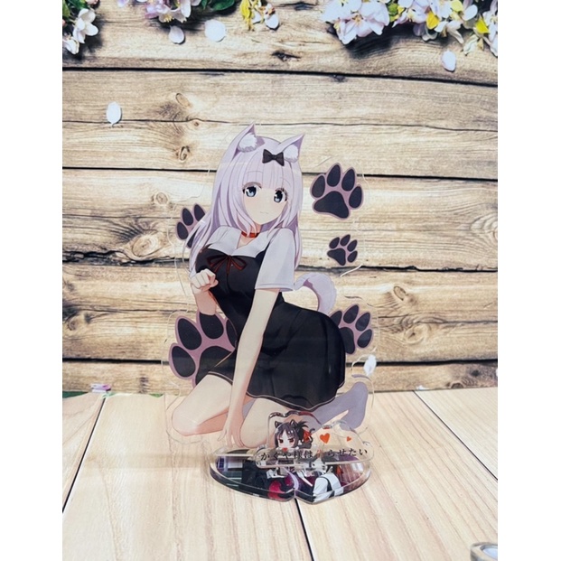 Standee để bàn Kaguya Sama-love ls war size to mica trong/tượng mô hình anime Kaguya Sama