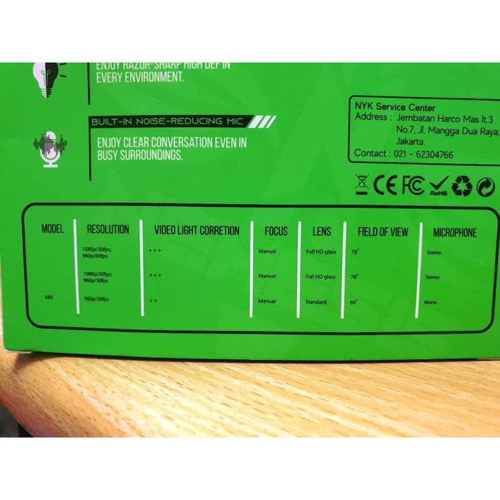 Nyk NIGHT HAWK A80 WEBCAM | BigBuy360 - bigbuy360.vn