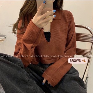 ÁO CROPTOP V ULZZANG (ảnh thật/sẵn)