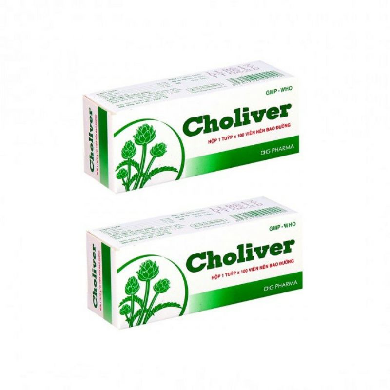 Viên uống Choliver ⚡ CAM KẾT CHÍNH HÃNG ⚡  Hỗ trợ thông mật, lợi gan, bảo vệ gan, tăng cường chức năng gan chai 100 viên