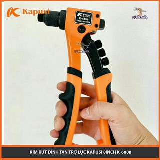 Kìm rút đinh rive Kapusi K-6806 thế hệ mới, có trợ lực, rút đinh siêu dễ, hàng cao cấp bảo hành chính hãng