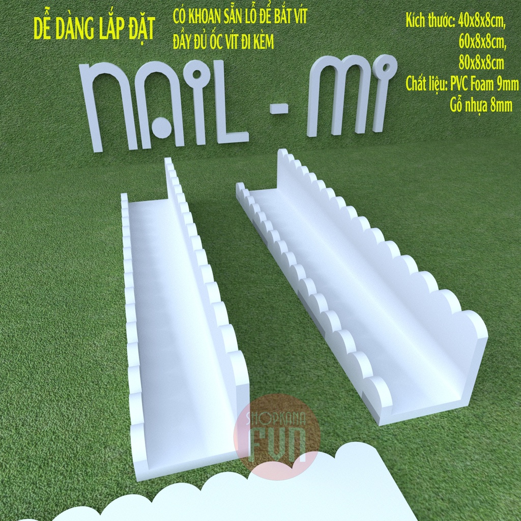 Kệ để sơn móng tay (Sơn nail), giá rẻ, chất lượng.