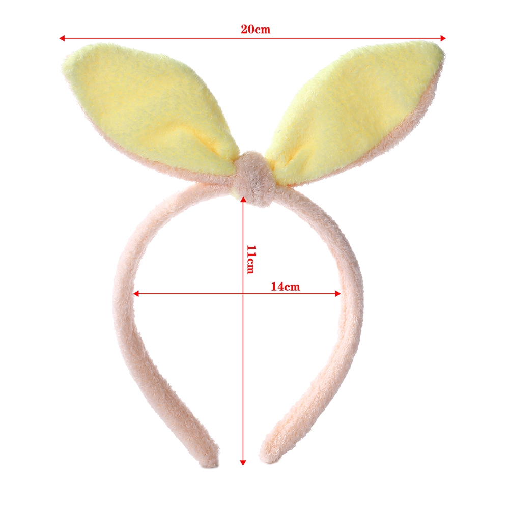 Băng đô cài tóc gắn nơ trơn màu xinh xắn cho bé gái