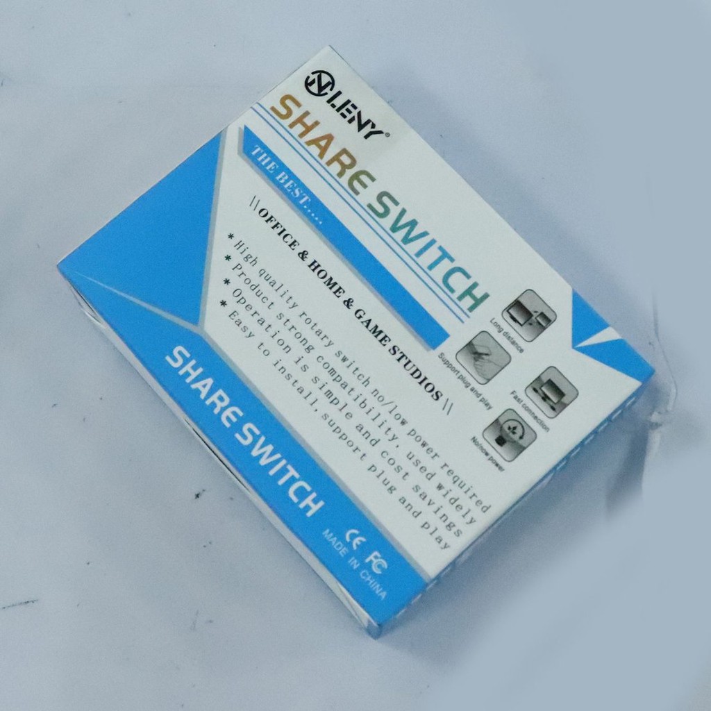 Mini USB Sharing Share Switch Box Hub 2 Ports PC Computer Scanner Printer