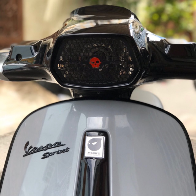 ỐP ĐÈN (CHỤP ĐÈN) PHA VESPA TẶNG KÈM LOGO CÀ VẠT