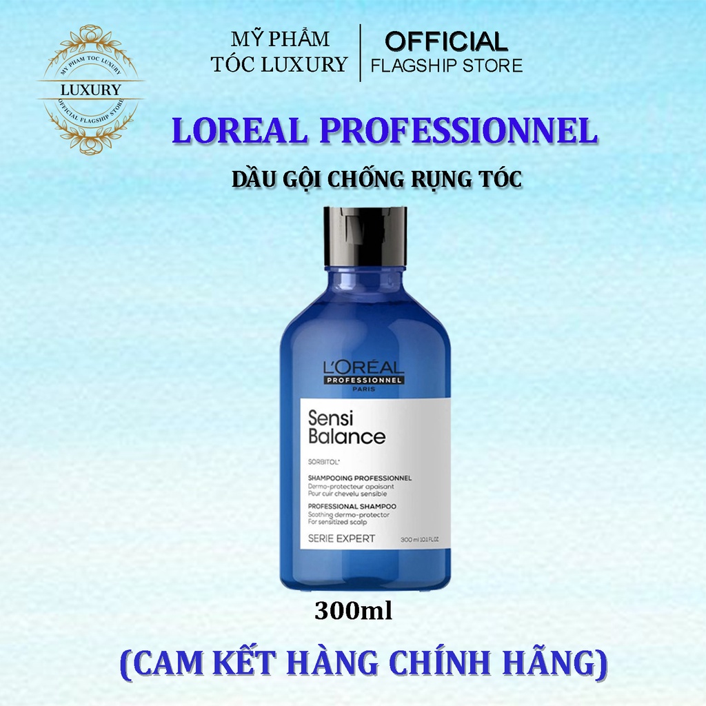 Dầu gội Loreal Professionnel ngăn rụng tóc chăm sóc da đầu nhạy cảm Serie Expert Sensi balance 300ml