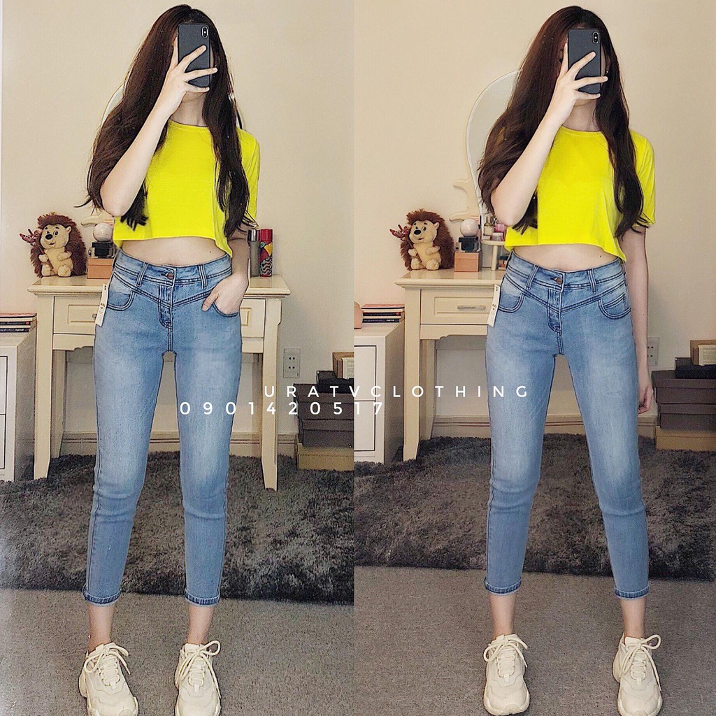 [FREESHIP-ẢNH CHÍNH CHỦ] Áo CROPTOP CỔ TRÒN URATV