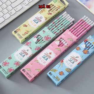 bút chì gỗ - bộ 12 cây