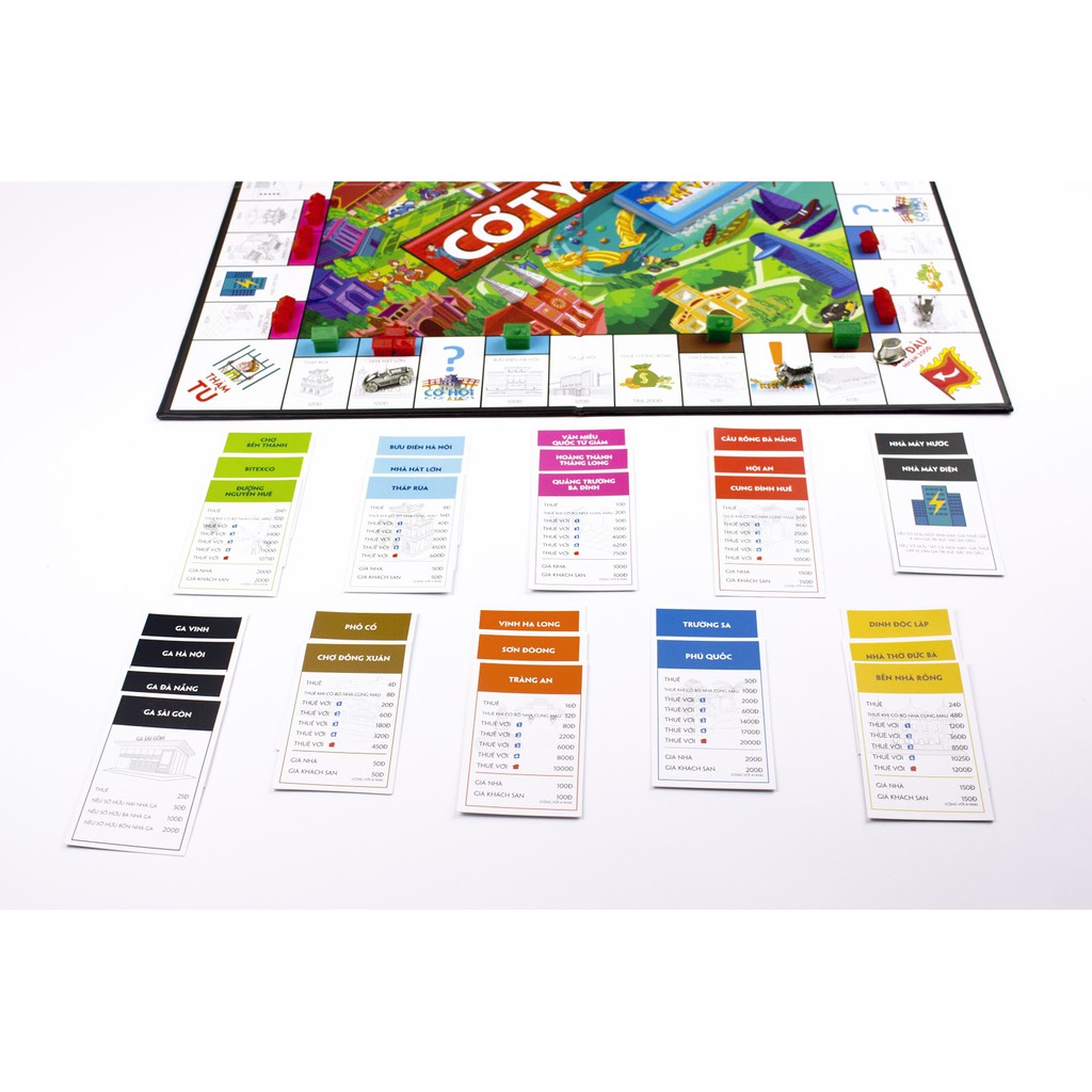 Cờ tỷ phú - Monopoly- BOARD GAME Việt Hóa chính hãng -Rèn luyện phát triển kỹ năng tư duy tài chính bảo bảo hành 1 đổi 1