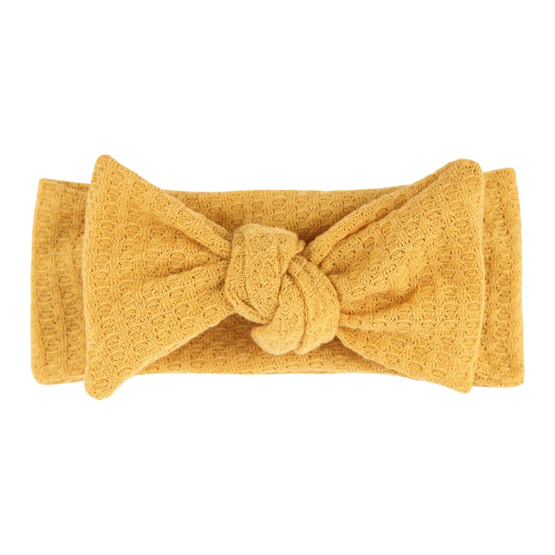 Băng Đô Mỏng Màu Trơn Đính Nơ Thời Trang Làm Phụ Kiện Chụp Ảnh Cho Bé Gái