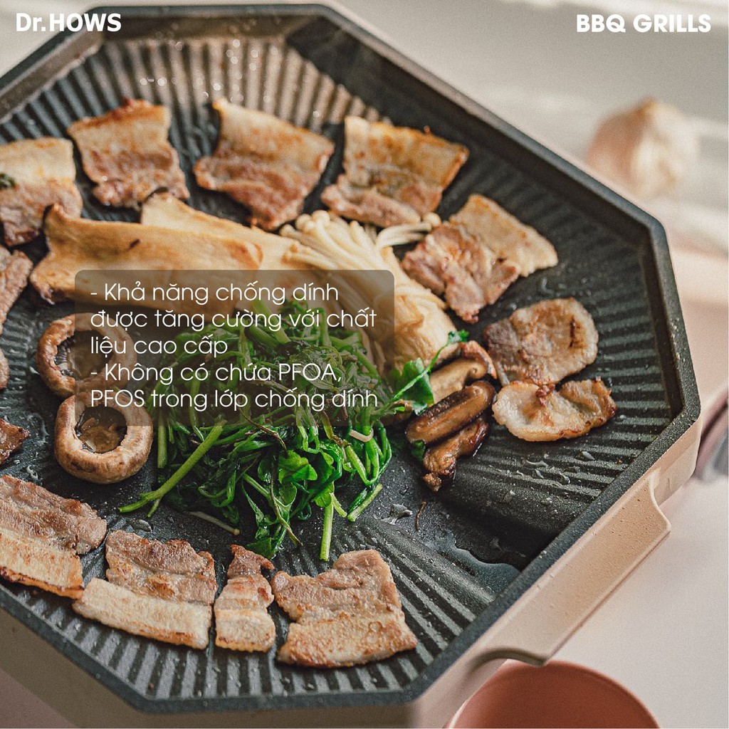 Chảo nướng chống dính Dr.HOWS BBQ Pallete