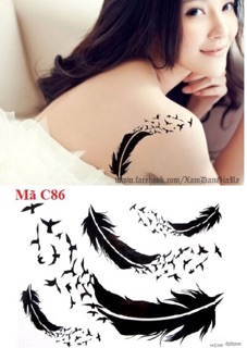 Xăm dán tattoo mini nhiều mẫu