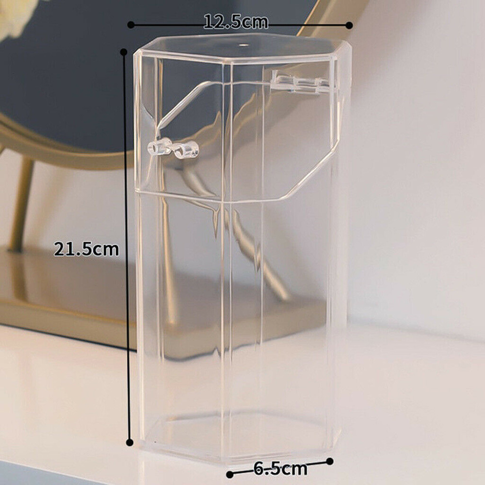 Hộp đựng cọ trang điểm bằng acrylic trong suốt