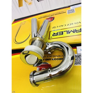 Bộ xi phông (xả lavabo) lật Inox 304 dầy đẹp cao cấp   dùng cho các loại  lavabo sứ