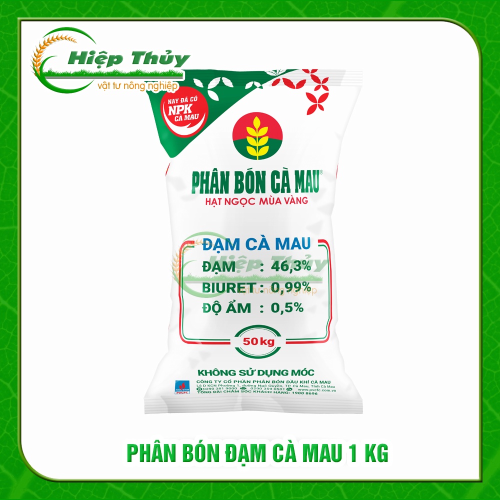 Phân đạm Ure Cà Mau phát triển cành lá, nảy chồi, giúp cây tăng trưởng và phát triển | gói 1KG