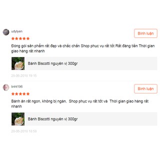 Bánh Biscotti nguyên vị