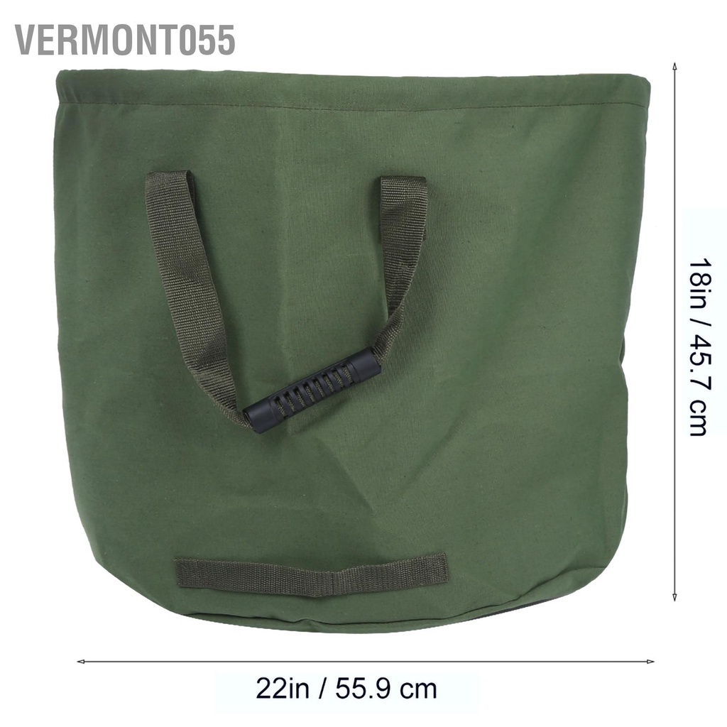 Vermont055 Ngoài trời Vải không thấm nước Lá Cây Túi đựng rác gọn gàng cho Bãi cỏ Sân vườn