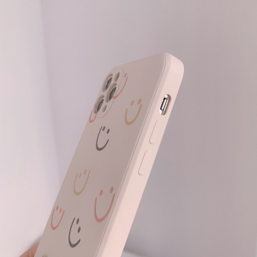 Ốp Lưng Iphone Cạnh Vuông Smile Happy 6/6plus/6s/6splus/7/7plus/8/8plus/x/xr/xs/11/12/pro/max/plus/promax