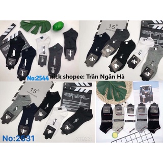 2 đôi tất thể thao nam cổ ngắn chất mỏng thoáng mát