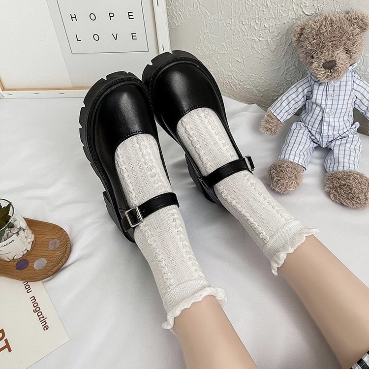 [ QUÀ TẶNG KÈM THEO DEAL SỐC ] Giày Nữ Ulzzang Bệt Xỏ Quay Cá Tính -M1