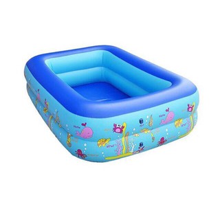 [Loại Dày] Bồn tắm trẻ em bơm hơi,Hồ Bơi Mini 3 Tầng hình chữ nhật họa tiết dễ thương ĐỦ KÍCH THƯỚC [HOT]
