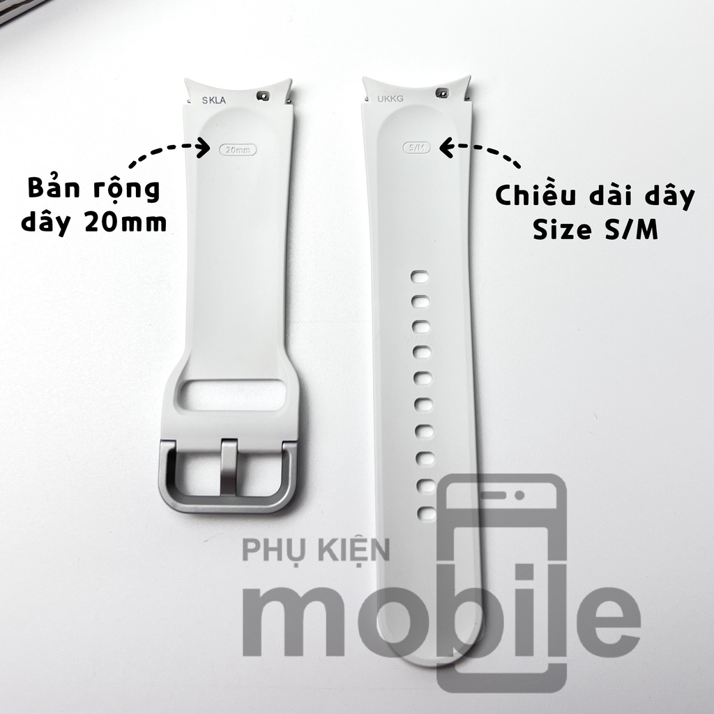 Dây đeo Samsung Galaxy Watch 4 | Watch 4 classic silicone chính hãng