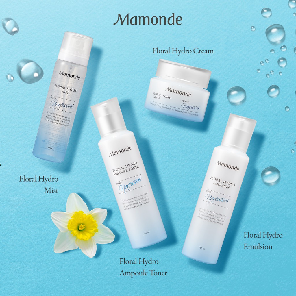 Xịt khoáng cấp ẩm tức thì dạng chai xịt phun sương Mamonde Floral Hydro Mist 120ml | BigBuy360 - bigbuy360.vn