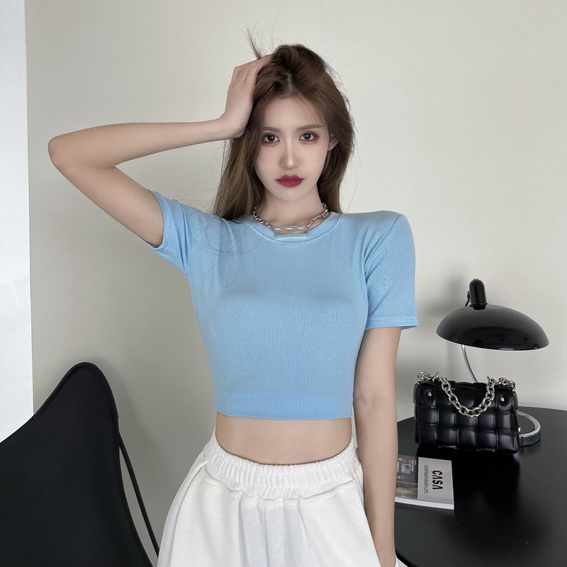 (A2711) áo body ulzzang gân tăm thoáng khí co dãn | BigBuy360 - bigbuy360.vn