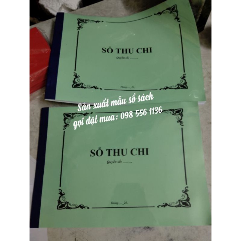 Sổ THU _ CHI, sổ theo dõi quản lý quỹ tiền mặt