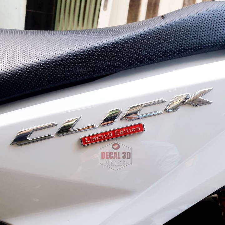 TEM LIMITED BẰNG KIM LOẠI CAO CẤP TRANG TRÍ XE MÁY CỰC ĐẸP